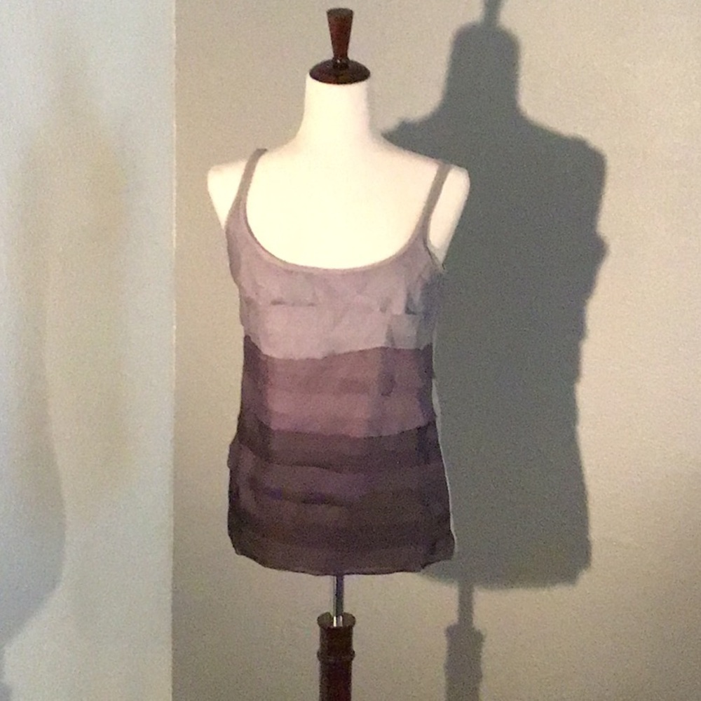 Ombré layered tank